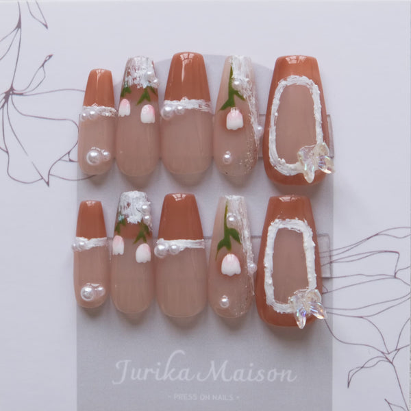 Jurika Maison country style press on nails