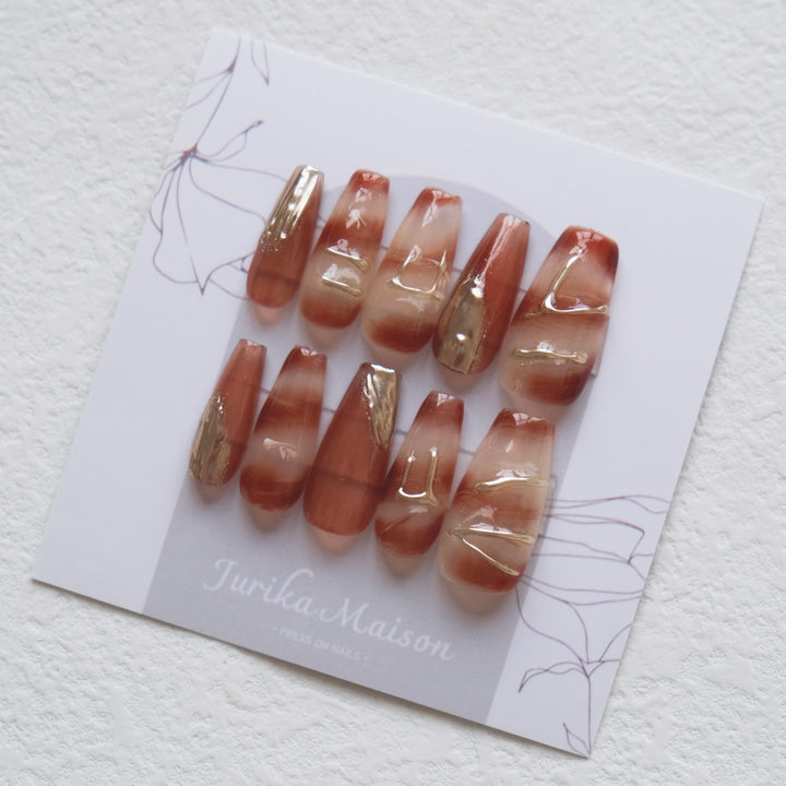 Jurika Maison long luxury press on nails