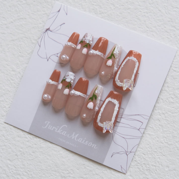 Jurika Maison country style press on nails