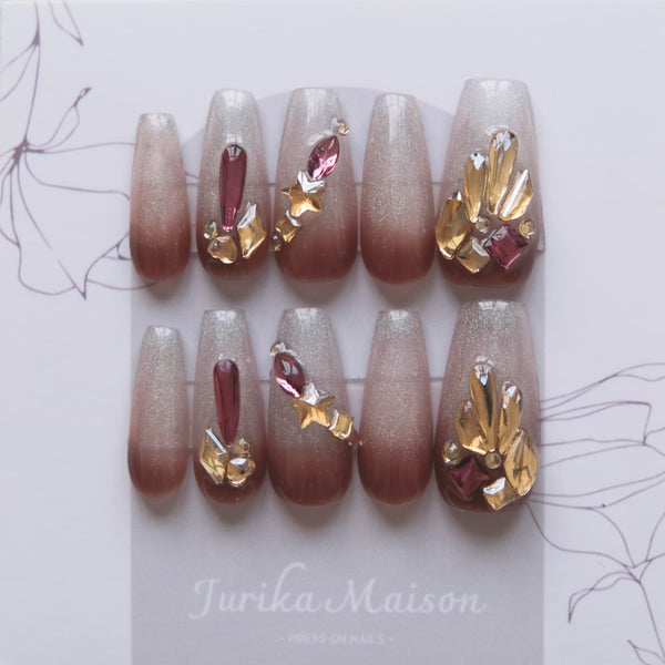 Jurika Maison ruby press on nails