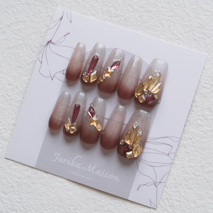 Jurika Maison ruby press on nails